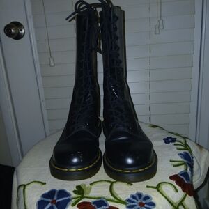 Dr. Martens Black Combat Boots